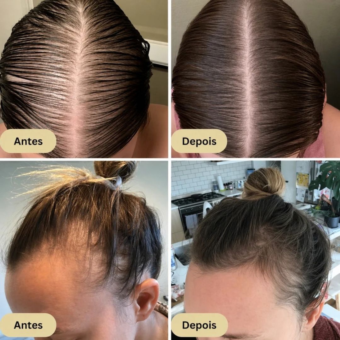 Tratamento com óleo natural para o crescimento do cabelo (edição limitada)