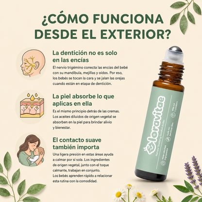 Roll-On Calmante Para la Dentición del Bebé