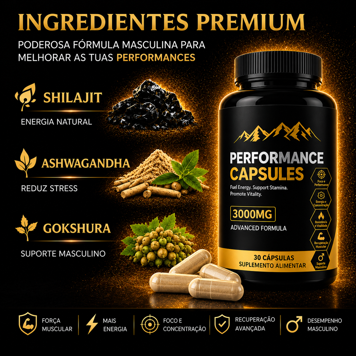 Shilajit para mais desejo e prazer