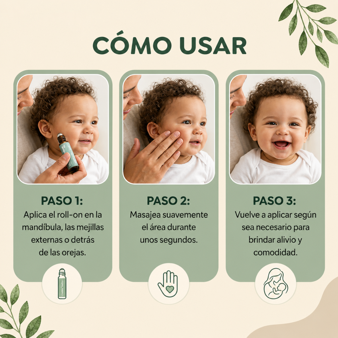 Roll-On Calmante Para la Dentición del Bebé
