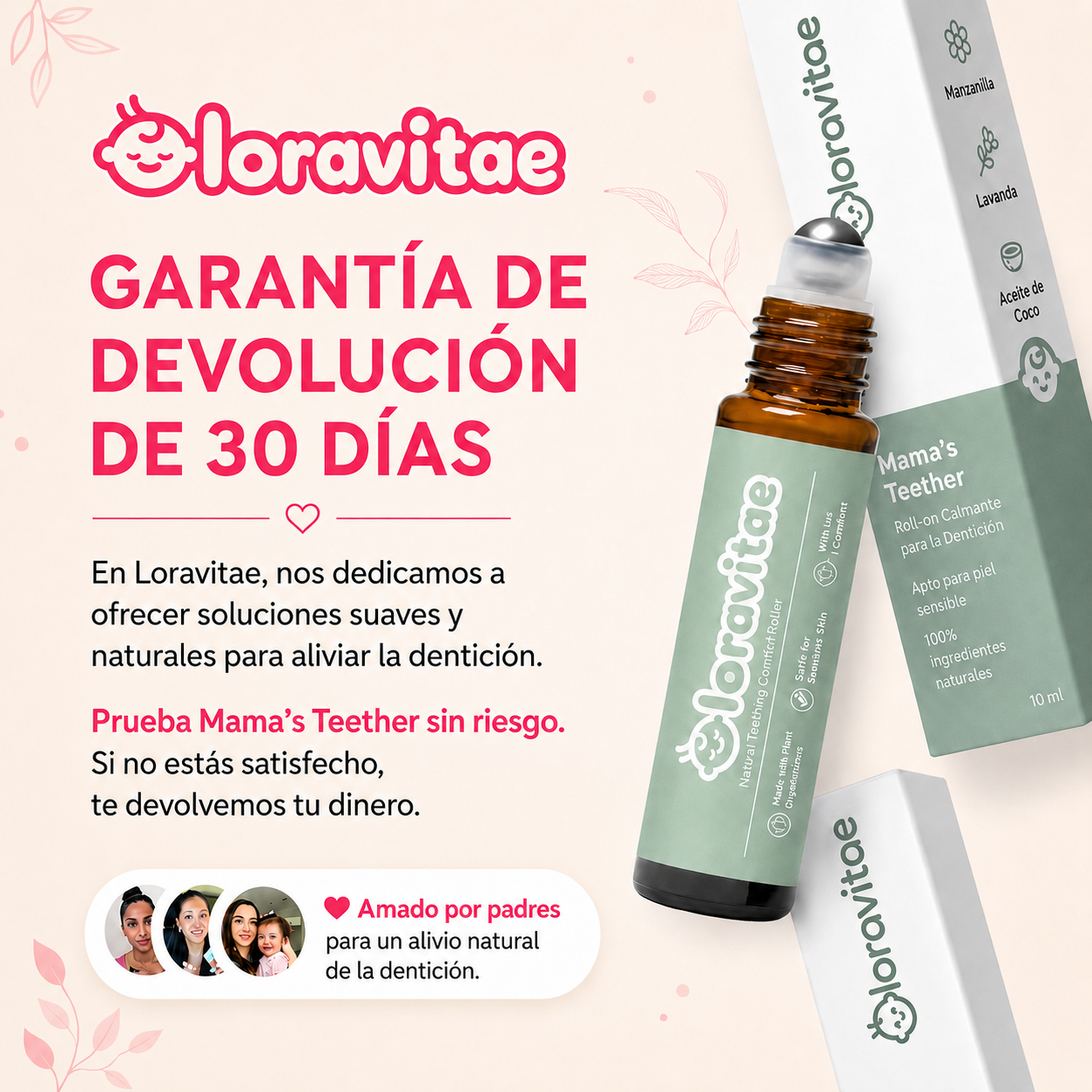 ¿Tú bebé no deja de llorar?  Roll-On Calmante Para la Dentición del Bebé