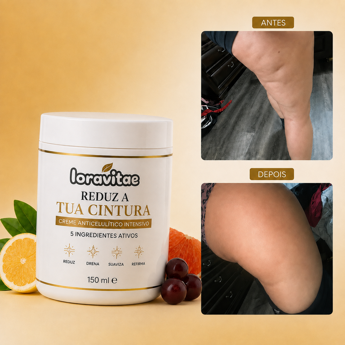 Creme Reafirmante Anticelulite para Pele Mais Lisa e Firme (Edição Limitada)