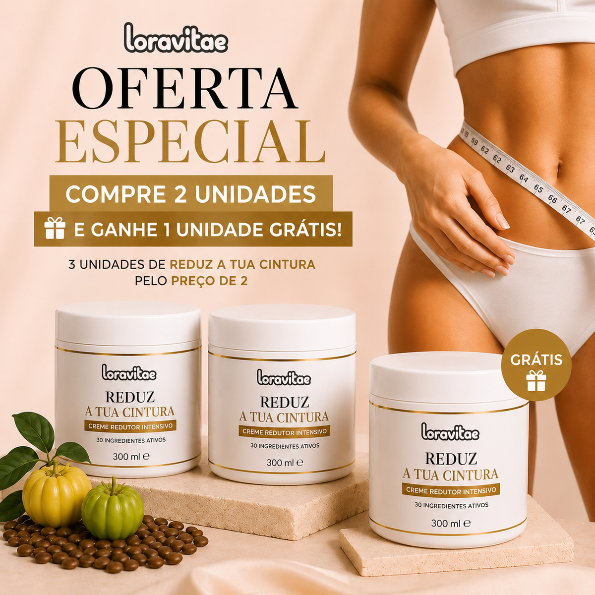 Creme Reafirmante Anticelulite para Pele Mais Lisa e Firme (Edição Limitada)